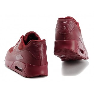 Nike Air Max 90 Hyperfuse USA/GS Chaussures Nike Nouvelle Pour Femme Bourgogne 613840-220