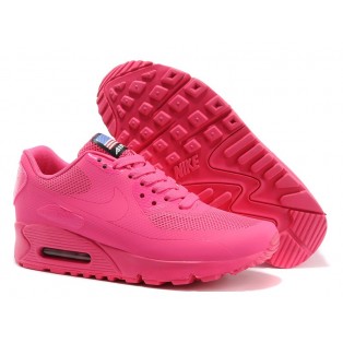 Nike Air Max 90 Hyperfuse USA/GS Chaussures Nike Nouvelle Pour Femme Pink 613840-222