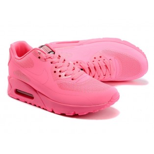 Nike Air Max 90 Hyperfuse USA/GS Chaussures Nike Nouvelle Pour Femme Pink 613840-666