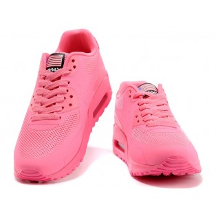 Nike Air Max 90 Hyperfuse USA/GS Chaussures Nike Nouvelle Pour Femme Pink 613840-666