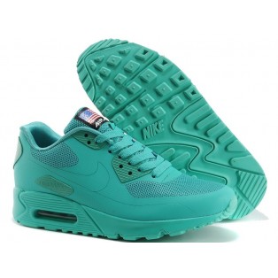 Nike Air Max 90 Hyperfuse USA/GS Chaussures Nike Nouvelle Pour Femme Vert 613840-880