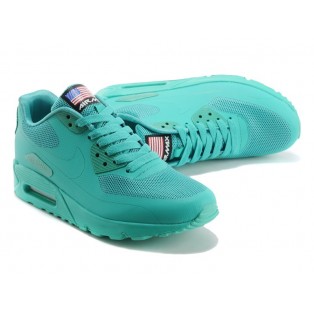 Nike Air Max 90 Hyperfuse USA/GS Chaussures Nike Nouvelle Pour Femme Vert 613840-880