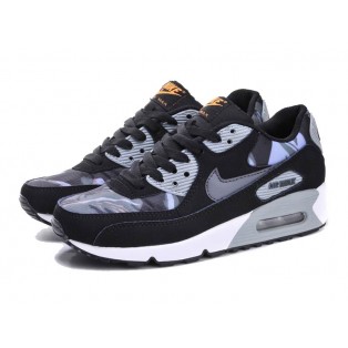 Nike Air Max 90 Ice Chaussure Running Nouvelle Homme Nior Blanc/Gris