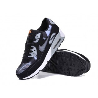 Nike Air Max 90 Ice Chaussure Running Nouvelle Homme Nior Blanc/Gris