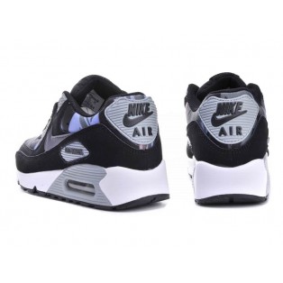 Nike Air Max 90 Ice Chaussure Running Nouvelle Homme Nior Blanc/Gris