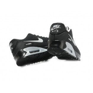 Nike Air Max 90 Jacquard Chaussure Nouvelle Pour Homme Noir/Gris