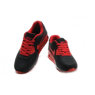 Nike Air Max 90 Jacquard Chaussure Nouvelle Pour Homme Noir/Rouge