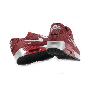 Nike Air Max 90 Jacquard Chaussure Nouvelle Pour Homme Rouge/Gris