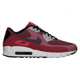 Nike Air Max 90 Jacquard Chaussure Nouvelle Pour Homme Rouge Gris 631750-600