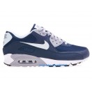 Nike Air Max 90 Premium Chaussures Nike Nouvelle Pour Homme Bleu/Blanc