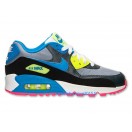 Nike Air Max 90 Premium Chaussures Nike Nouvelle Pour Homme Bleu/Gris/Noir