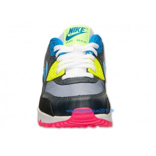 Nike Air Max 90 Premium Chaussures Nike Nouvelle Pour Homme Bleu/Gris/Noir