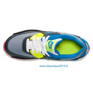 Nike Air Max 90 Premium Chaussures Nike Nouvelle Pour Homme Bleu/Gris/Noir