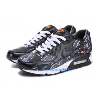 Nike Air Max 90 Premium Chaussures Nike Nouvelle Pour Homme Gris/Blanc
