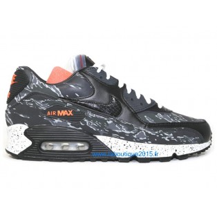 Nike Air Max 90 Premium Chaussures Nike Nouvelle Pour Homme Gris/Blanc
