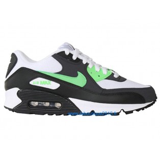 Nike Air Max 90 Premium Chaussures Nike Nouvelle Pour Homme Noir/Blanc/vert