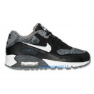 Nike Air Max 90 Premium Chaussures Nike Nouvelle Pour Homme Noir/Gris/Blanc