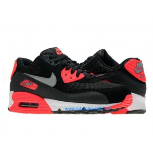 Nike Air Max 90 Premium Chaussures Nike Nouvelle Pour Homme Noir Rose 537384-ID1