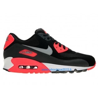 Nike Air Max 90 Premium Chaussures Nike Nouvelle Pour Homme Noir Rose 537384-ID1