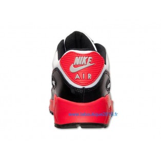 Nike Air Max 90 Premium Chaussures Nike Nouvelle Pour Homme Rouge/Noir/Blanc