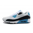 Nike Air Max 90 Premium EM Chaussures Pour Femme Blanc/Noir/Bleu