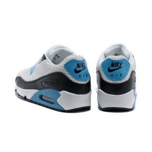 Nike Air Max 90 Premium EM Chaussures Pour Femme Blanc/Noir/Bleu