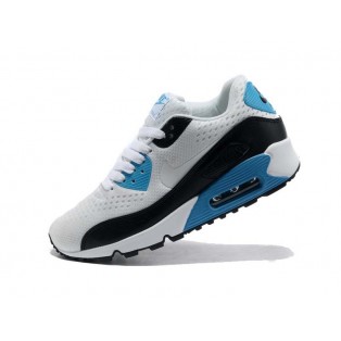 Nike Air Max 90 Premium EM Chaussures Pour Femme Blanc/Noir/Bleu