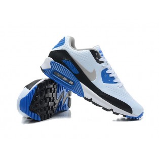 Nike Air Max 90 Premium EM Chaussures Pour Homme Blanc Bleu/Noir