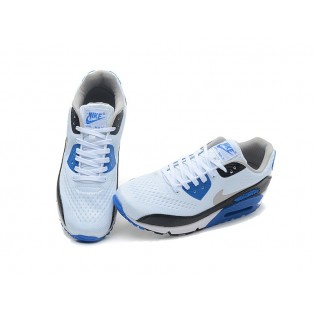 Nike Air Max 90 Premium EM Chaussures Pour Homme Blanc Bleu/Noir