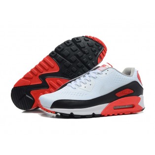 Nike Air Max 90 Premium EM Chaussures Pour Homme Blanc Nior/Rouge