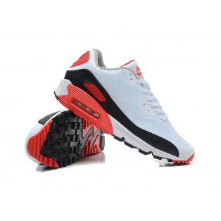 Nike Air Max 90 Premium EM Chaussures Pour Homme Blanc Nior/Rouge