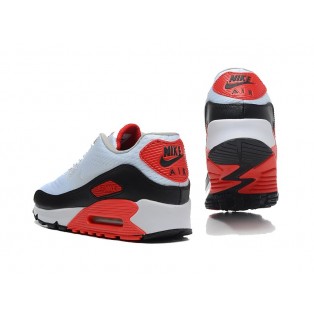 Nike Air Max 90 Premium EM Chaussures Pour Homme Blanc Nior/Rouge