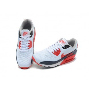 Nike Air Max 90 Premium EM Chaussures Pour Homme Blanc Noir Rouge 624212-106