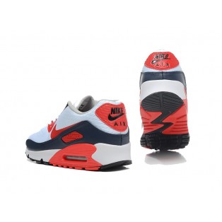 Nike Air Max 90 Premium EM Chaussures Pour Homme Blanc Noir Rouge 624212-106