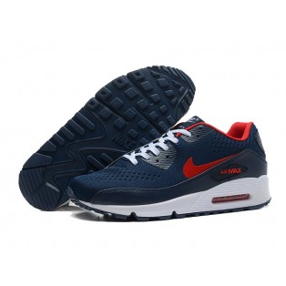 Nike Air Max 90 Premium EM Chaussures Pour Homme Bleu Rouge/Blanc