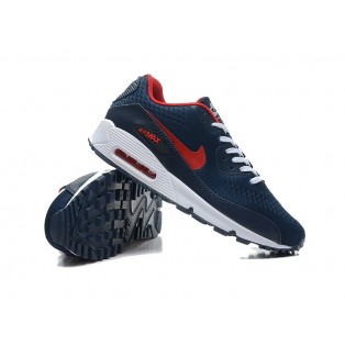 Nike Air Max 90 Premium EM Chaussures Pour Homme Bleu Rouge/Blanc
