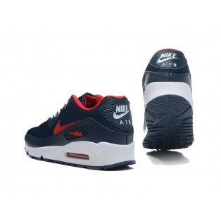 Nike Air Max 90 Premium EM Chaussures Pour Homme Bleu Rouge/Blanc