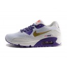 Nike Air Max 90 Premium EM GS Chaussures Pour Femme Blanc/Purpre
