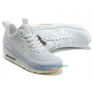 Nike Air Max 90 SneakerBoot Chaussures Nouvelle Pour Homme Blanc 616314-ID6