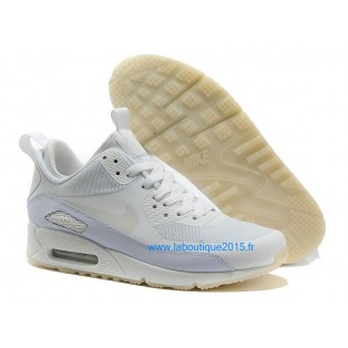 Nike Air Max 90 SneakerBoot Chaussures Nouvelle Pour Homme Blanc 616314-ID6