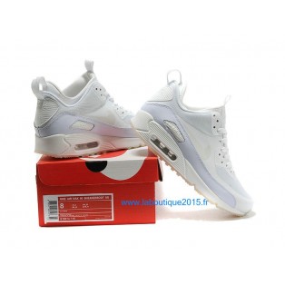 Nike Air Max 90 SneakerBoot Chaussures Nouvelle Pour Homme Blanc 616314-ID6
