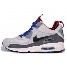 Nike Air Max 90 SneakerBoot Chaussures Nouvelle Pour Homme Blanc/Gris