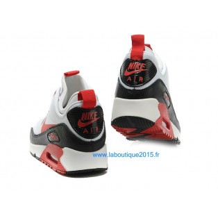 Nike Air Max 90 SneakerBoot Chaussures Nouvelle Pour Homme Blanc Rouge 616314-006