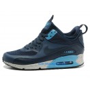 Nike Air Max 90 SneakerBoot Chaussures Nouvelle Pour Homme Bleu 616314-003