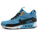 Nike Air Max 90 SneakerBoot Chaussures Nouvelle Pour Homme Bleu 616314-ID4