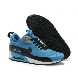 Nike Air Max 90 SneakerBoot Chaussures Nouvelle Pour Homme Bleu 616314-ID4