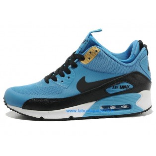 Nike Air Max 90 SneakerBoot Chaussures Nouvelle Pour Homme Bleu 616314-ID4