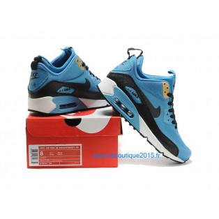 Nike Air Max 90 SneakerBoot Chaussures Nouvelle Pour Homme Bleu 616314-ID4