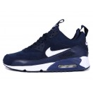 Nike Air Max 90 SneakerBoot Chaussures Nouvelle Pour Homme Bleu/Blanc
