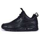 Nike Air Max 90 SneakerBoot Chaussures Nouvelle Pour Homme Noir